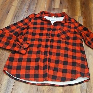 🆕 buffalo Plaid sherpa lined flannel